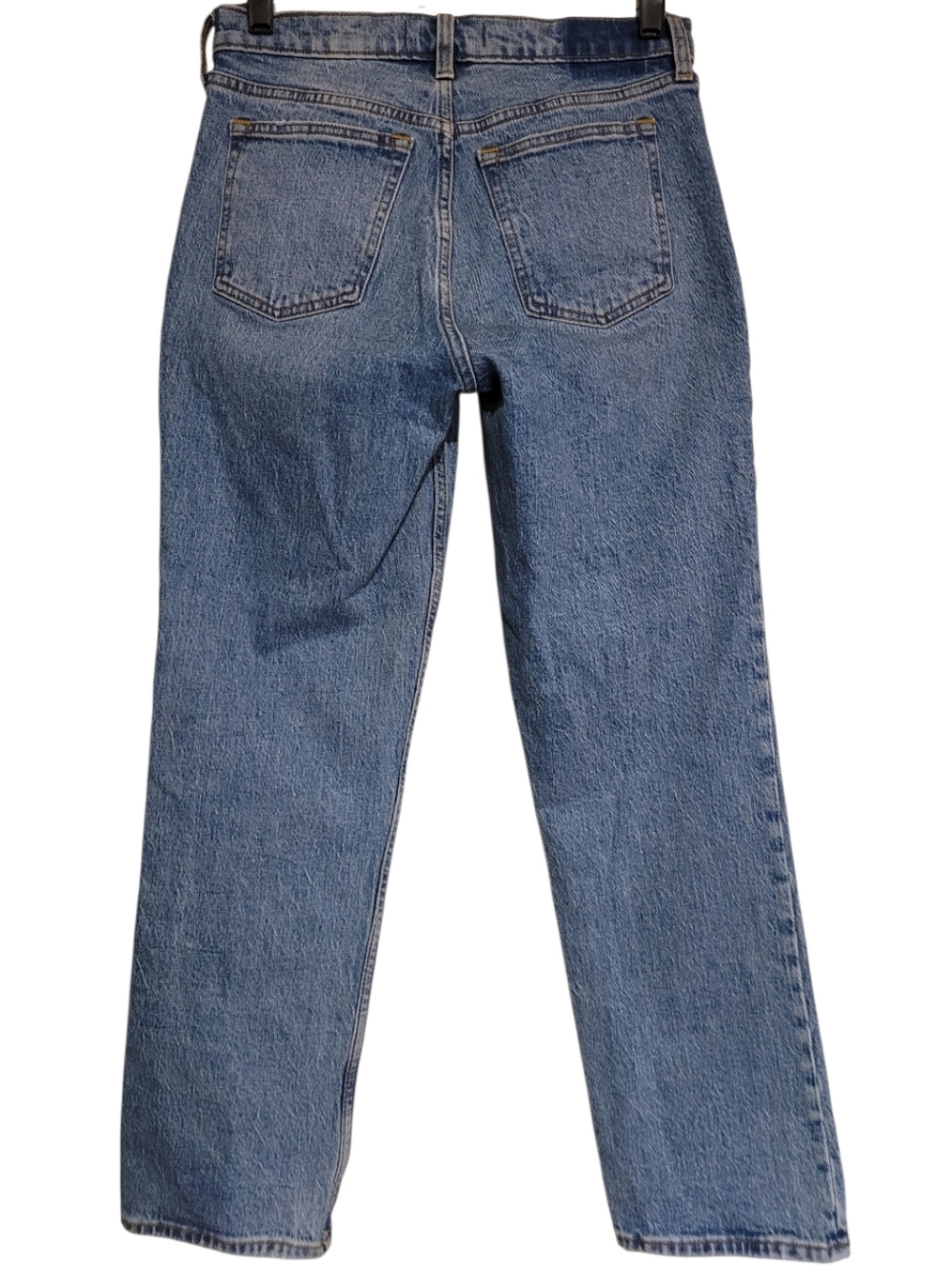 Abercrombie & Fitch The Straight Mid Rise Jeans Womens 2 Short, 28W Curve Love - Picture 3 of 5